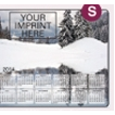 Soft Surface Calendar Mouse Pads - Stock Art Background - Winter Lake